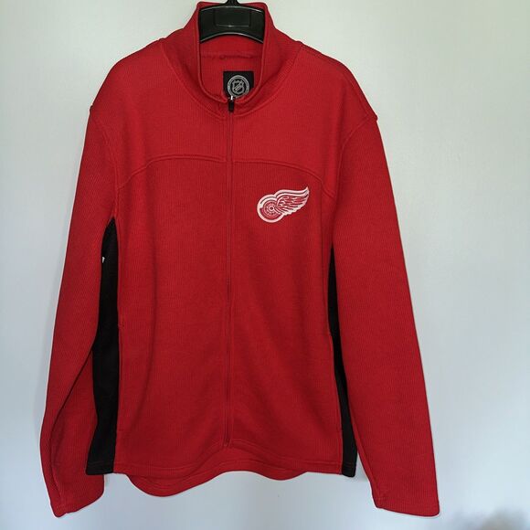 Detriot Red Wings Full Zip Red Jacket NHL  Size XL - Picture 1 of 3